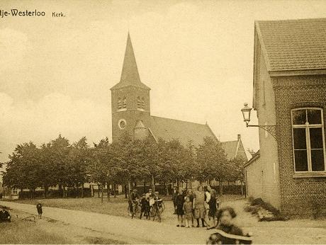 Postkaart Heultje kerk