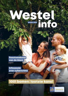 Gezin aan een boom